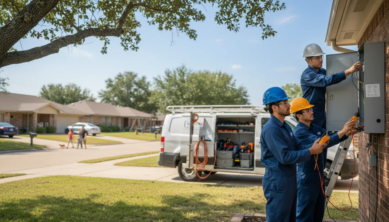 Certified electrician providing emergency electrical services in Arcanum, OH